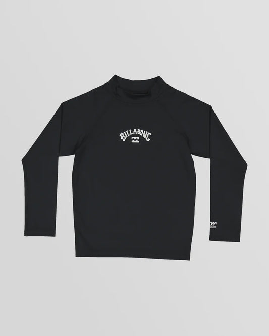 BILLABONG GROMS ALL DAY ARCH RF LS - BLACK