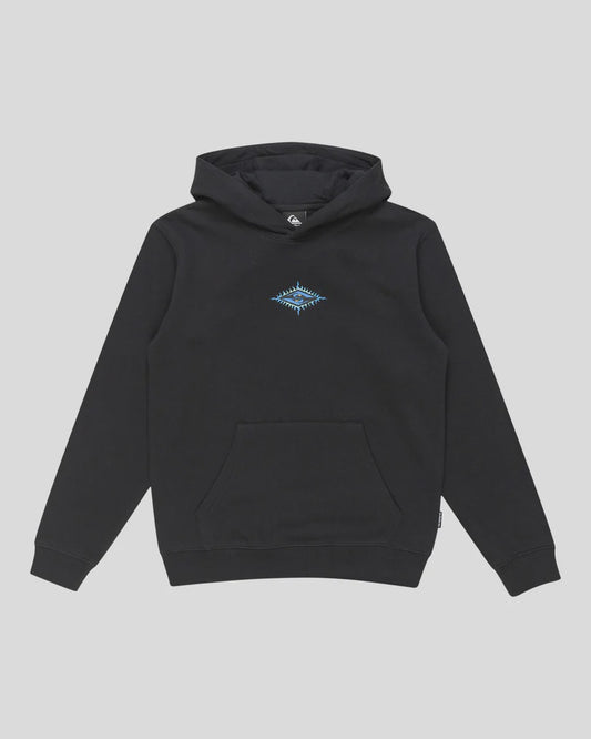 QUIKSILVER GRAPHIC HOODIE YOUTH - BLACK
