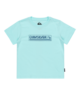 QUIKSILVER BUBBLE CHECK SS BOY - ISLAND PARADISE