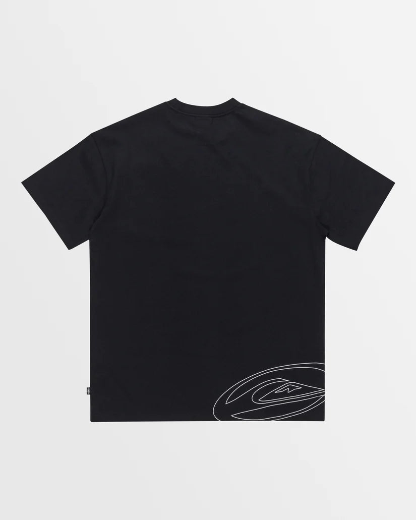 QUIKSILVER MENS LIQUIFY T-SHIRT - BLACK