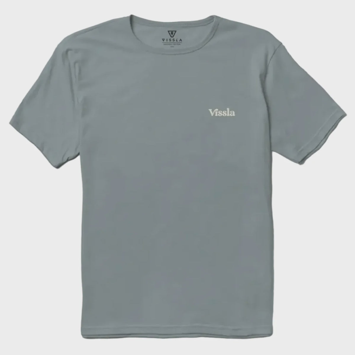 VISSLA KEANA ORGANIC BLEND SS TEE - BLUE HAZE