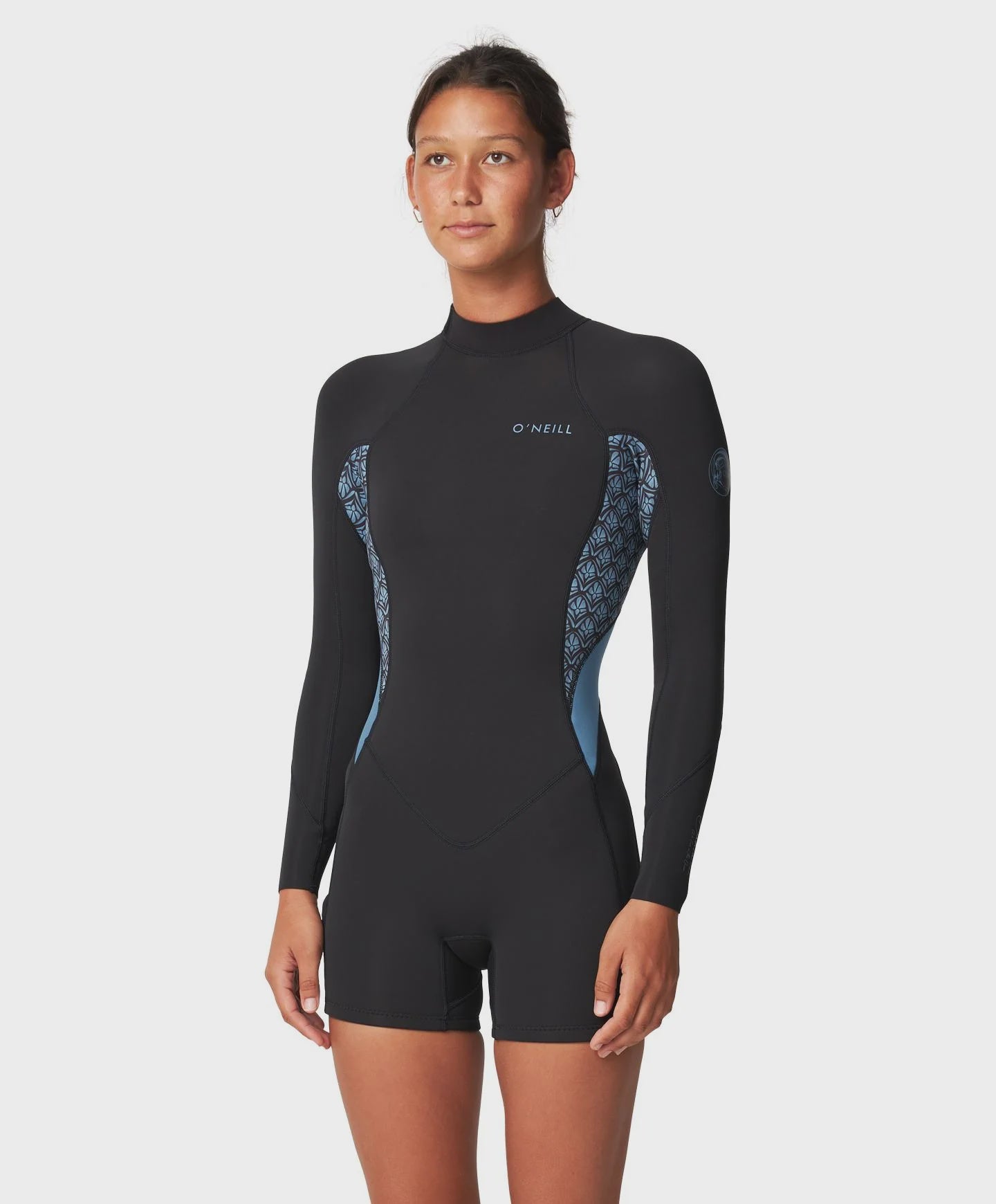 ONEILL WOMENS BAHIA L/S BOYLEG WETSUIT - ALOHA TILE