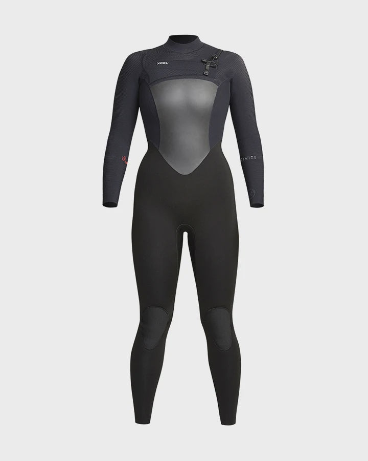 XCEL WOMENS INFINITI RADIANT REBOUND 4/3MM WETSUIT STEAMER - CHEST ZIP