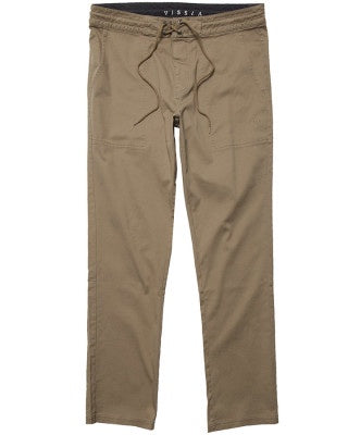 VISSLA TRAILS BEACH PANT - KHAKI