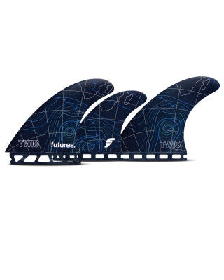 FUTURES TWIGGY GUN TRI QUAD 5 FIN SET