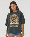 RIPCURL PACIFIC DREAMS HERITAGE TEE - WASHED BLACK