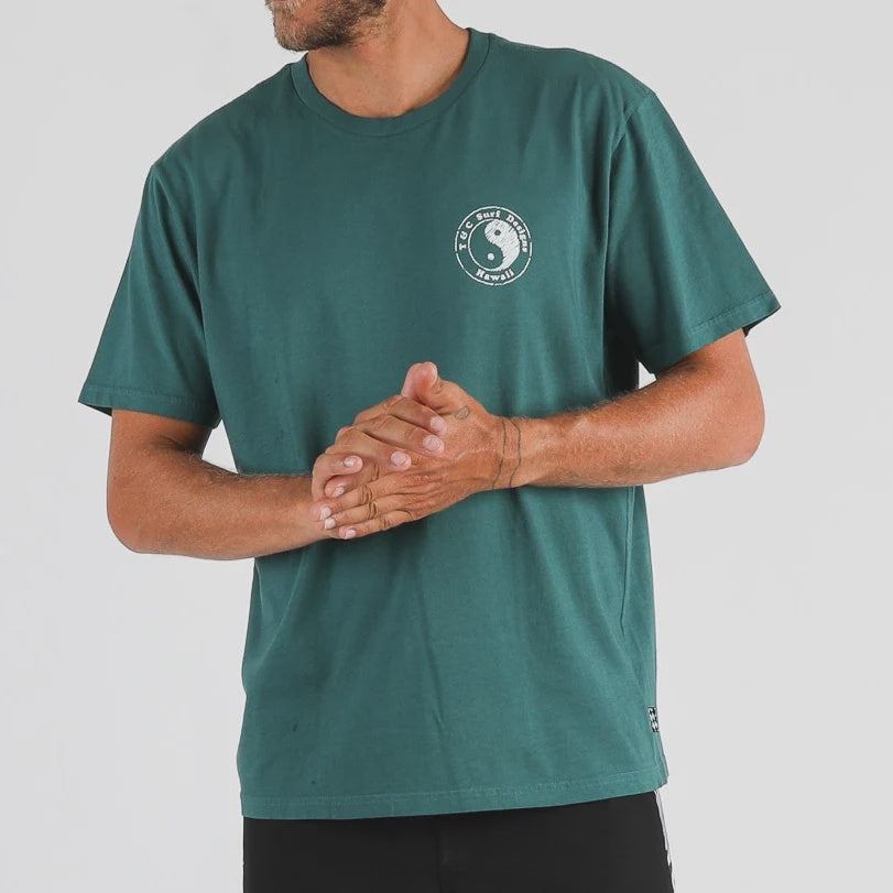 T&C MONOCHROME TEE - WASHED EMERALD