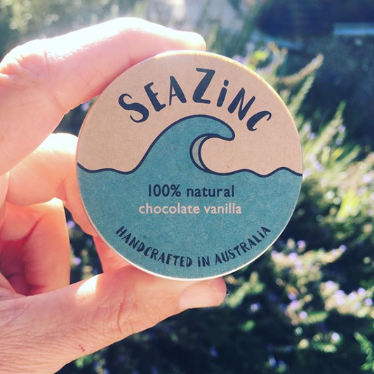 SEAZINC. 100% NATURAL FACE ZINC FOR THE SURF