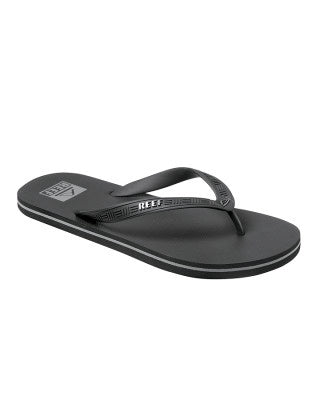 REEF SEASIDE MENS RUBBER THONGS - BLACK