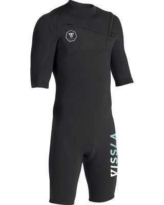 VISSLA BOYS 7 SEAS 2-2 SPRING SUIT-BLACK - JADE : BW22G7SP