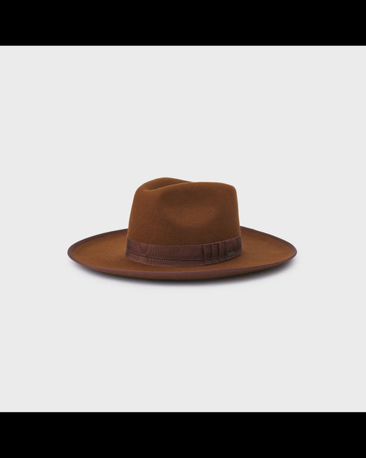 RENO FEDORA HAT - COFFEE