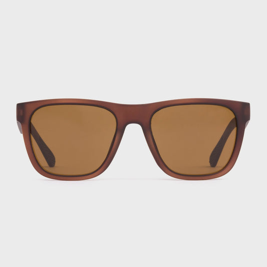 OTIS STRIKE SPORT SUNGLASSES - MATTE ESPRESSO BROWN POLAR