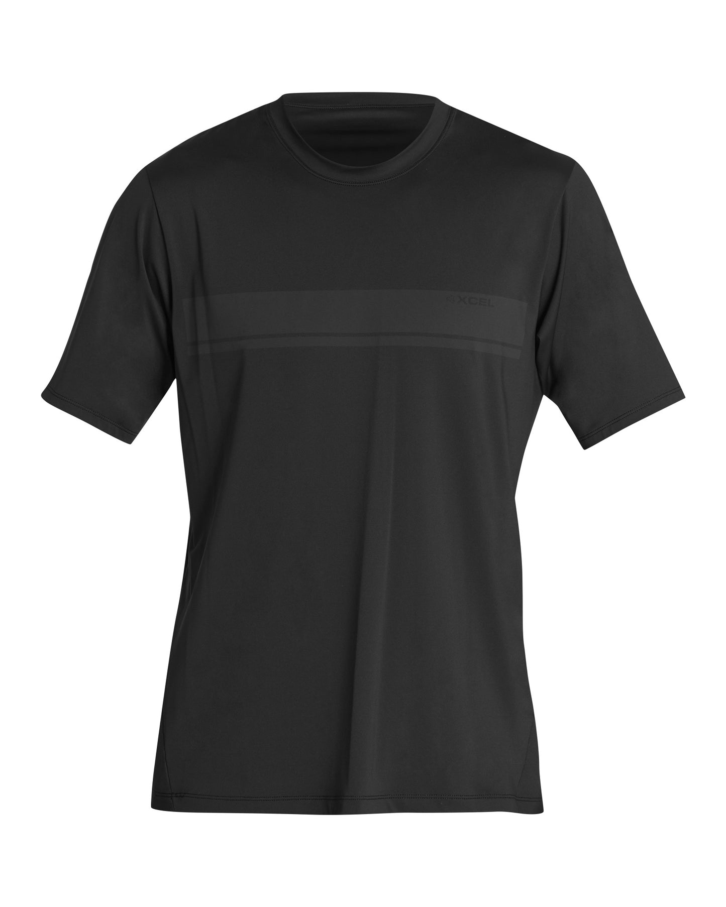 PREMIUM STRETCH S/S RASH TOP - UV SHIRT - BLACK