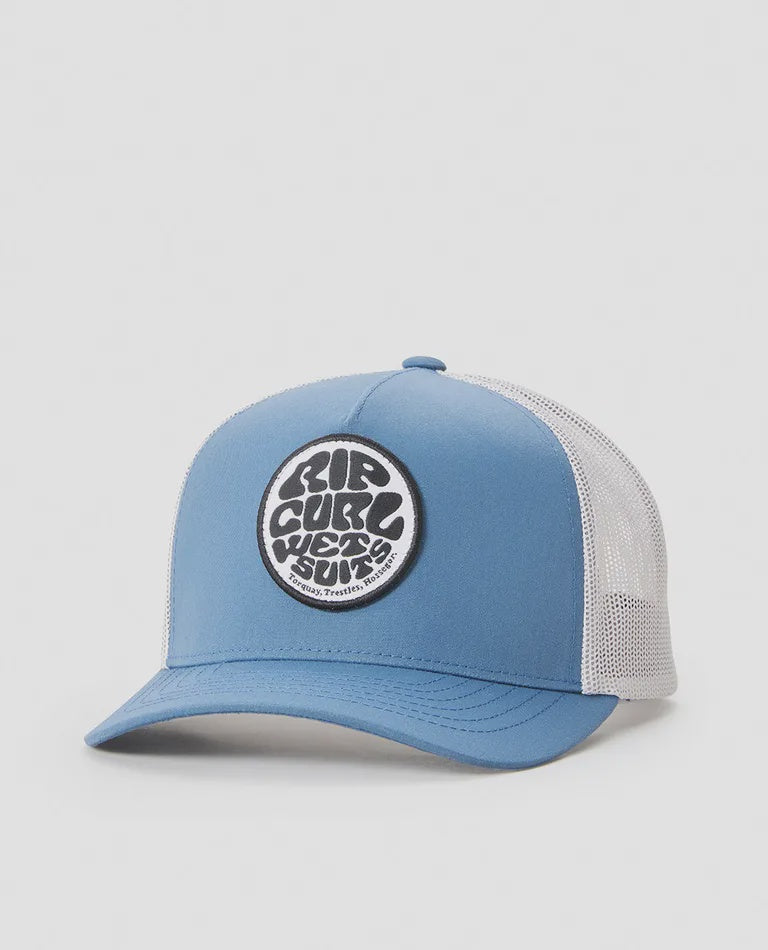 RIPCURL BOYS WETSUIT ICON TRUCKER CAP - DUSTY BLUE