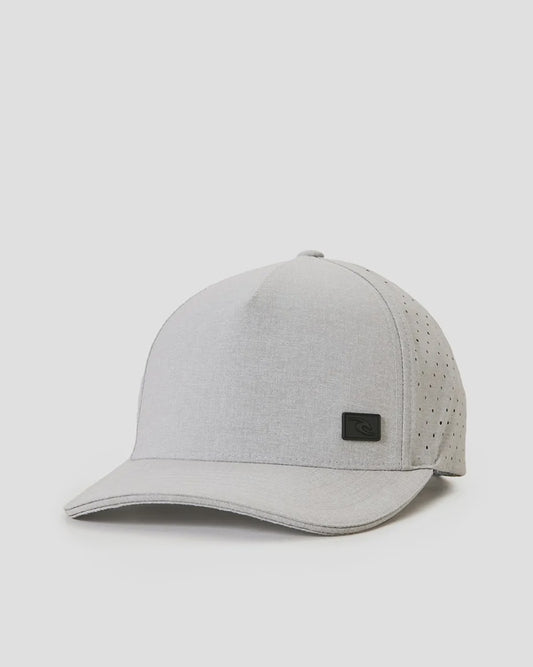 RIPCURL VAPORCOOL ELITE FLEXFIT SNAPBACK CAP - GREY MARL