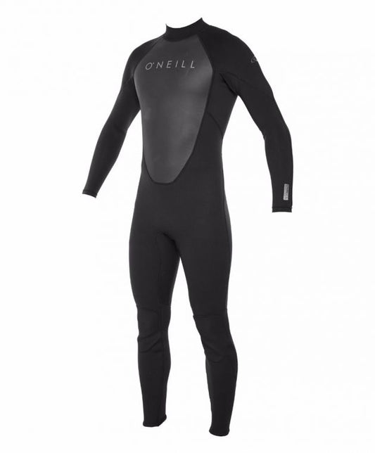 REACTOR II FULL 3/2MM STEAMER WETSUIT - BLACK