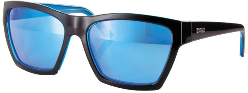 CARVE HOSTILE SUNGLASSES - BLACK / BLUE