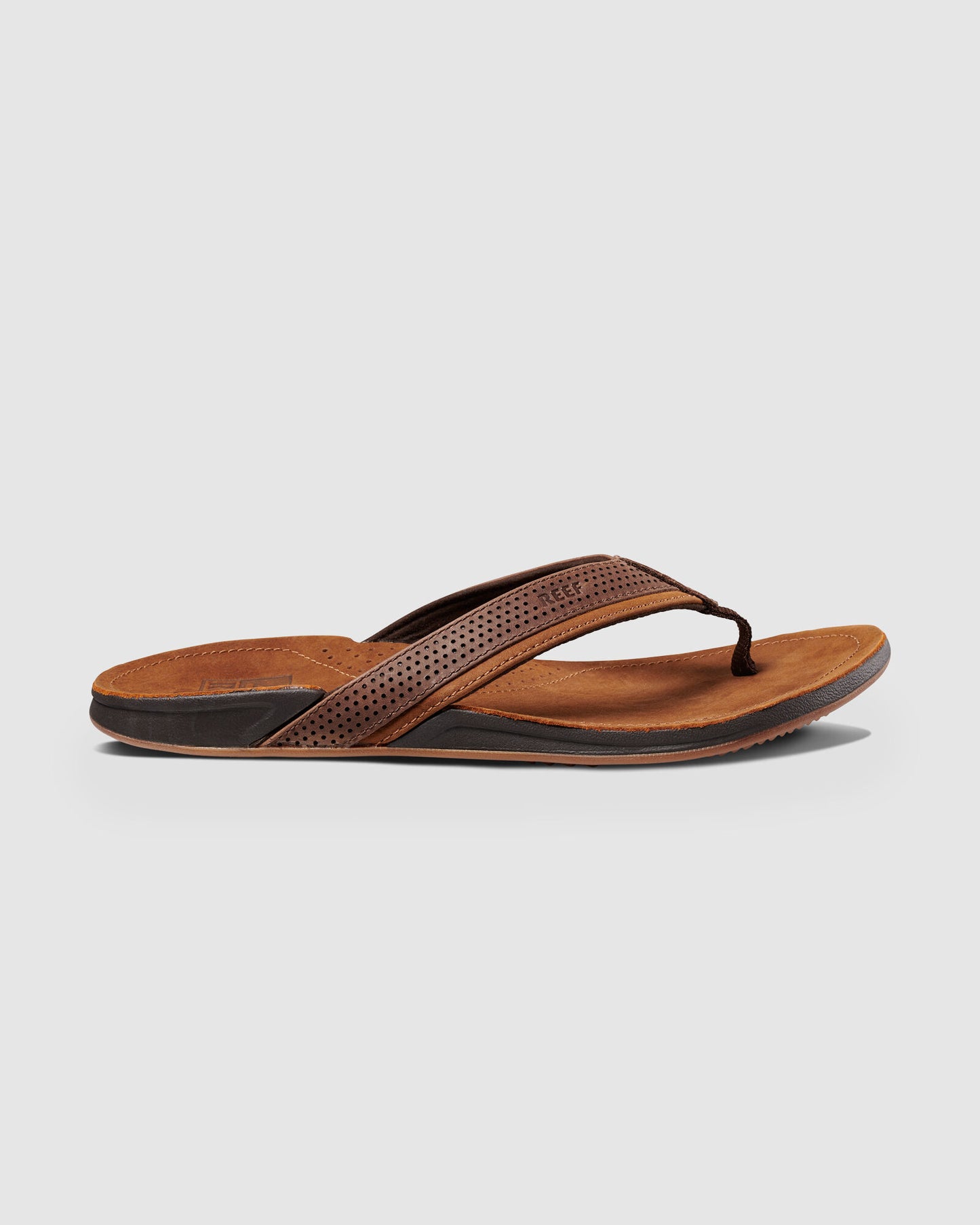 REEF J BAY MENS SANDALS - JAVA CARAMEL