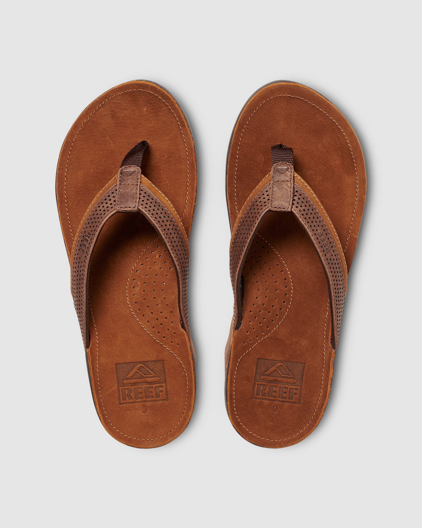 REEF J BAY MENS SANDALS - JAVA CARAMEL