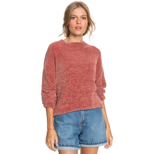 ROXY WOMENS MISS IT ALL CHENILLE KNIT JUMPER