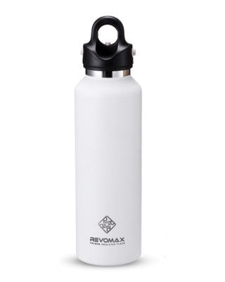 REVOMAX 592ML 200Z INSULATED FLASK - MATTE WHITE