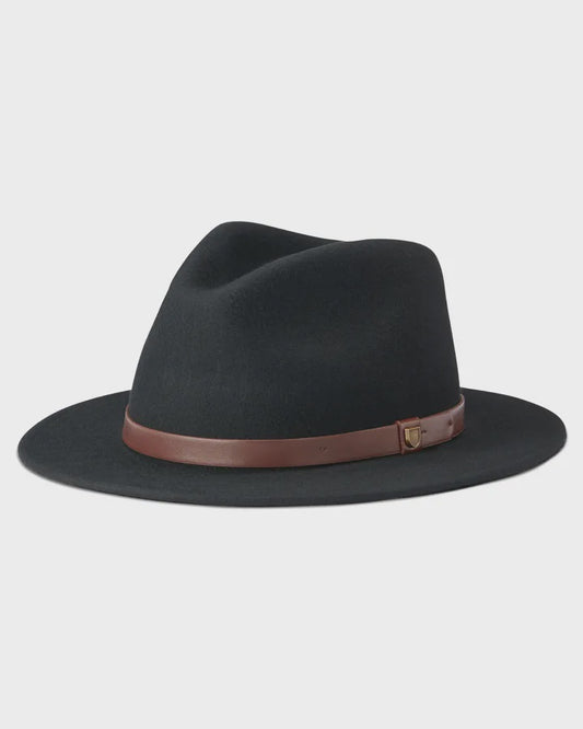 BRIXTON MESSER FEDORA - BLACK