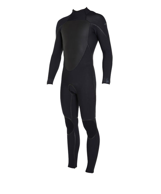 ONEILL PSYCHOTECH FULL ZEN ZIP 3/2MM BACK ZIP WETSUIT - BLACK