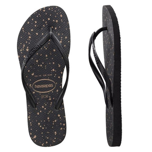 HAVAIANAS SLIM GLITTER COSMIC WOMENS