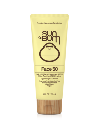 SUN BUM ORIGINAL SPF50 FACE LOTION  - CLEAR