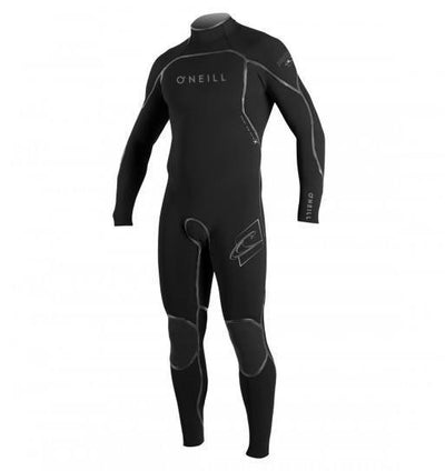ONEILL PSYCHO ONE FUSE CZ 4/3 MENS WETSUIT STEAMER - BLACK