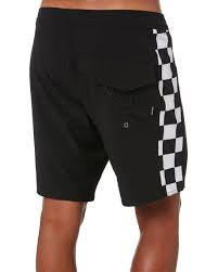 T&C CHUNK CHECK TRUNK SHORTS - BLACK