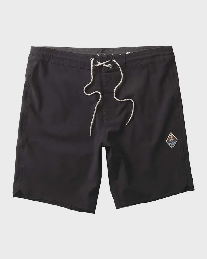 VISSLA SOLID SETS 18.5" BOARDSHORTS - BLACK M116OSST-BL3