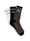 RUSTY NEVER  EVER MID CALF 3-SOCK PACK