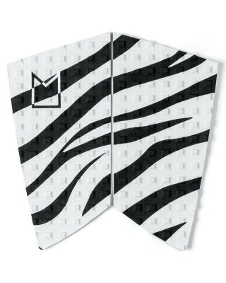 MODOM TWIN FIN TRACTION PAD - WHITE WILD