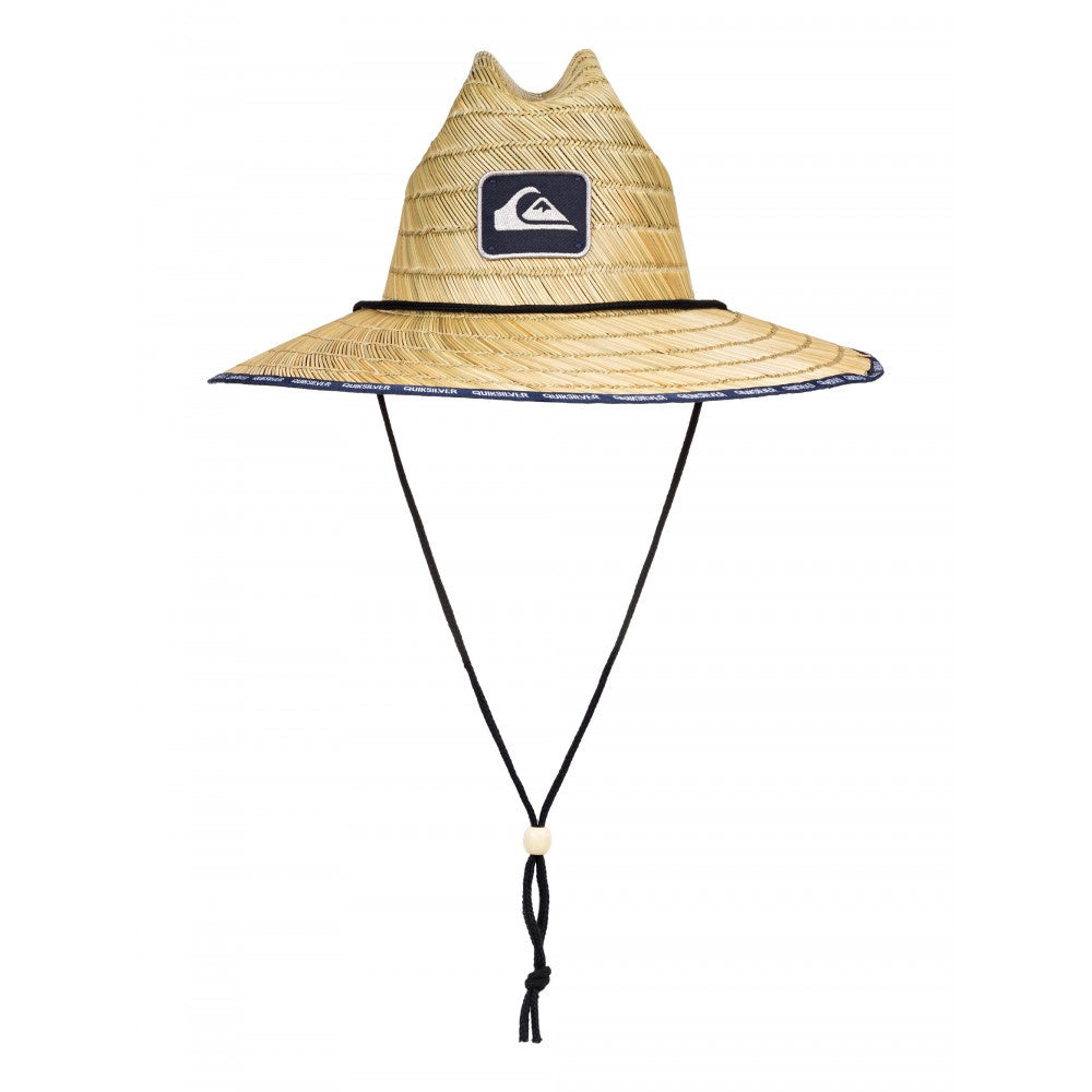 QUIKSILVER MENS DREDGED STRAW LIFEGUARD HAT