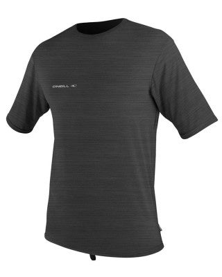 HYBRID S/S MENS SURF SHIRT - GRAPHITE