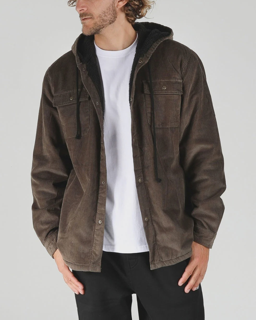 T&C THE RANCH CORD STEP UP JACKET - EARTH