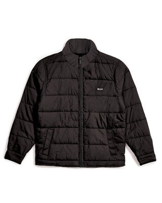 BRIXTON CASS PUFFER (100% POLY) JACKET - BLACK - 03250