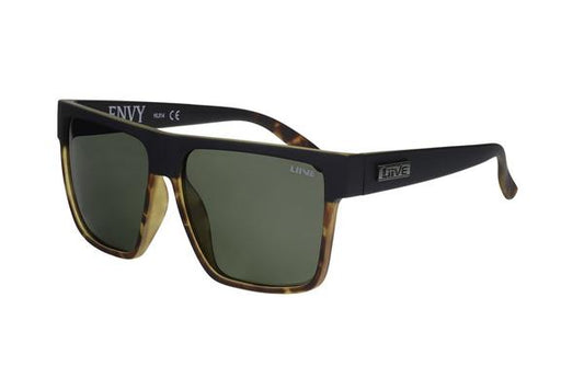 LIIVE ENVY POLAR MATTE BLACK TORTE SUNGLASSES