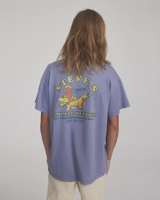 THE REMOVAL MENS SS TEE  - BERRY