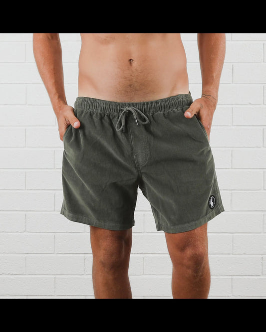 TOWN & COUNTRY ALL DAY BEACH SHORT - MILITARY