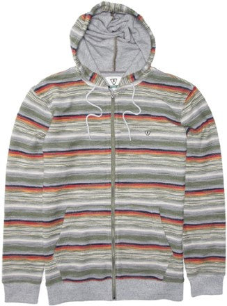 VISSLA FOGHORN ZIP HOODIE - ARMY