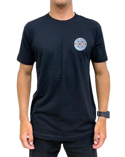 SEXWAX MR ZOG FADE BLUE BLEND TEE - BLACK