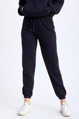 BRIXTON WOMENS VINTAGE FT DYE SWEATPANT - BLACK