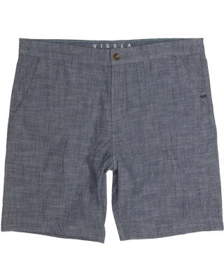 VISSLA NO SEE UMS 19" WALK SHORTS -  NAVY BLUE