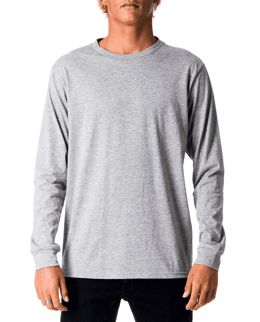 RIPCURL PLAIN LONG SLEEVE TEE