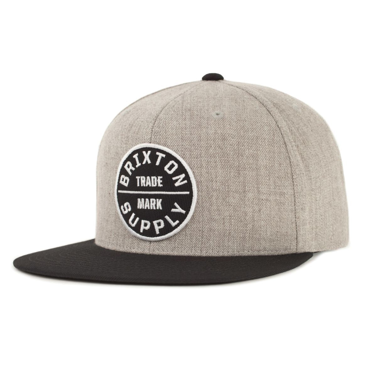 BRIXTON OATH III SNAPBACK CAP- GREY