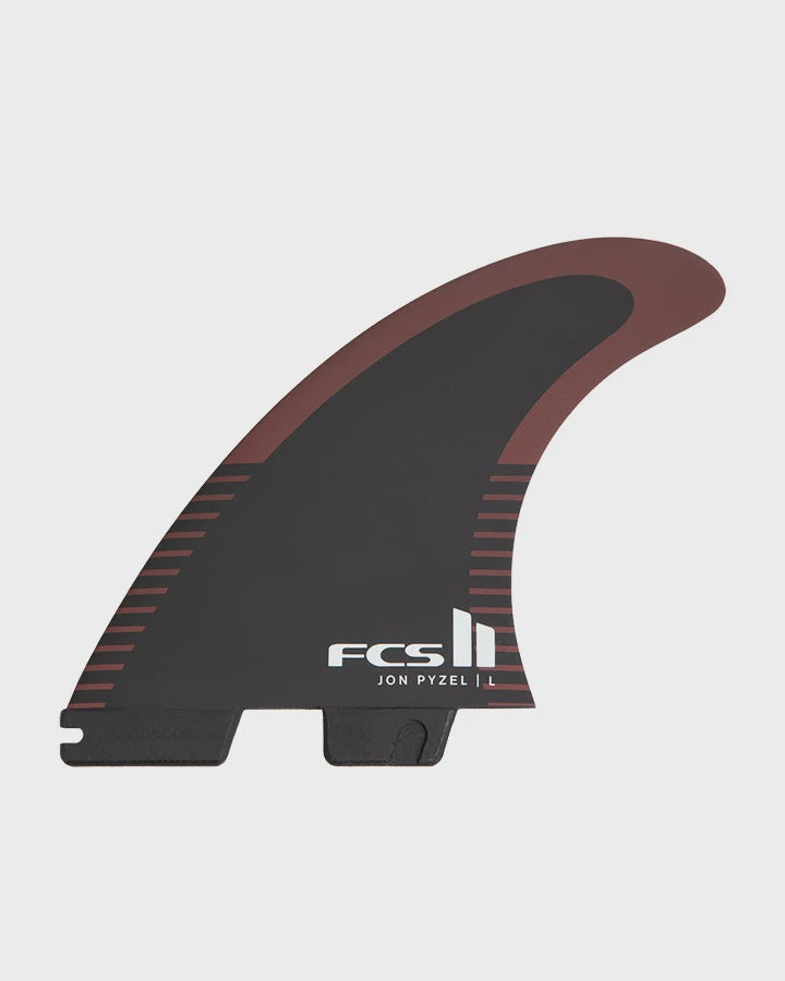 FCS II PYZEL TRI FIN SET - BLACK/SHIRAZ