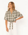 SISSTREVOLUTION COZY TIDES S/S WOVEN TOP - SALE - $59.99 TO $30.00