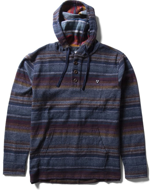 VISSLA DESCANSO HOODED POP OVER - MUTI